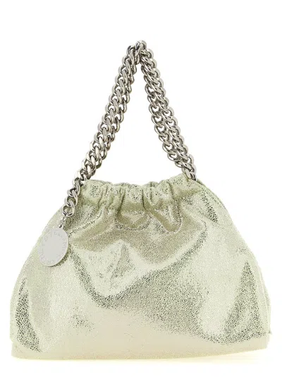 Stella Mccartney Mini Falabella Drawstring Tote Bag In Green