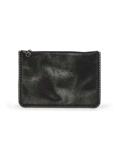 Stella Mccartney Green Falabella Zipper Pouch