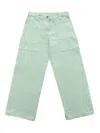 Stella Mccartney Green Mint Trousers In Green