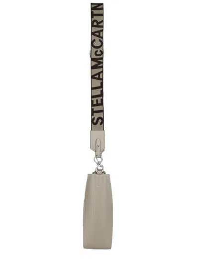 Stella Mccartney Green Polyester Crossbody Bag In White
