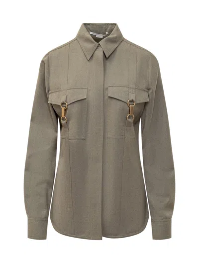 Stella Mccartney Green Regular Solid Shirt