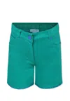 Stella Mccartney Green Shorts For Girl With Strawberry In Green