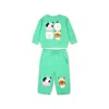Stella Mccartney Green Suit For Babykids With Animals Print In Green