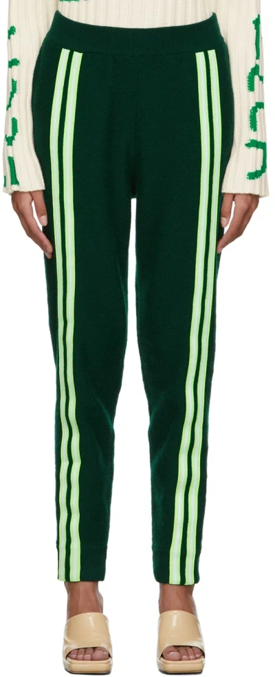 Stella Mccartney Green Tom Tosseyn Edition Logo Lounge Pants In 3011 Dark Green