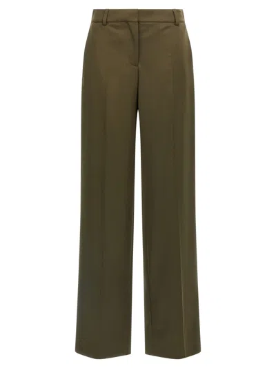 STELLA MCCARTNEY GREEN WOOL PANTS