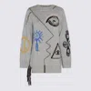 Stella Mccartney Stella Mc Cartney Folk Artwork Alpaca Sweater In Multicolour