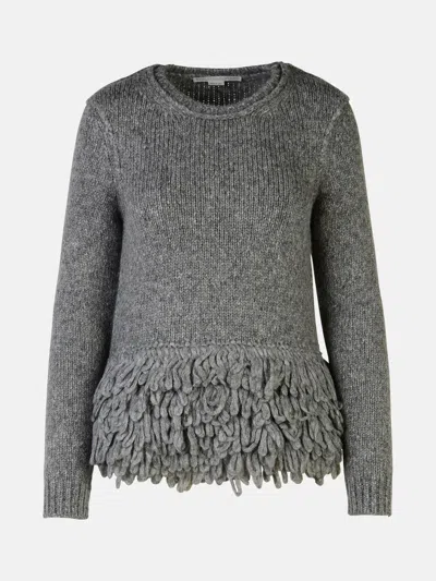 Stella Mccartney Grey Alpaca Blend Sweaters
