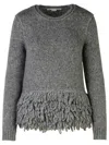 Stella Mccartney Stella Mc Cartney Grey Alpaca Blend Sweaters In Grey