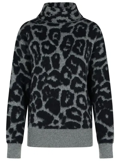 STELLA MCCARTNEY STELLA MCCARTNEY GREY ALPACA BLEND TURTLENECK SWEATER