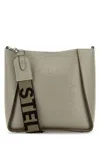 Stella Mccartney Grey Alter Mat Stella Logo Crossbody Bag In Green