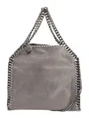 Stella Mccartney Faux Leather Shoulder Bag In Grey