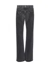 Stella Mccartney Two-tone Double-waistband Jeans