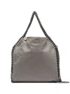 Stella Mccartney Mini 'falabella' Tote Handbag With Chain In Grey
