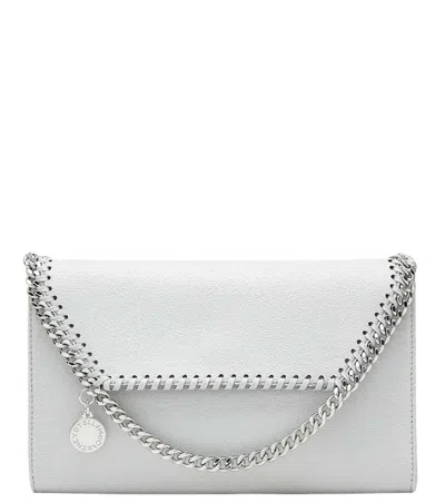 Stella Mccartney Grey Falabella Small Crossbody Bag In Gray