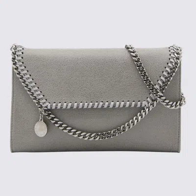 Stella Mccartney Grey Faux Leather Falabella Crossbody Bag