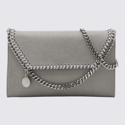 Stella Mccartney Grey Faux Leather Falabella Shoulder Bag
