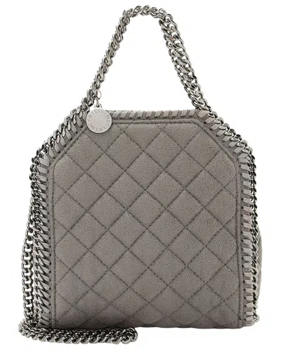 Stella Mccartney Grey Faux Leather Falabella Tiny Tote (authentic Pre-loved) In Purple