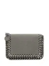 Stella Mccartney Grey Polyester Wallet In Gray