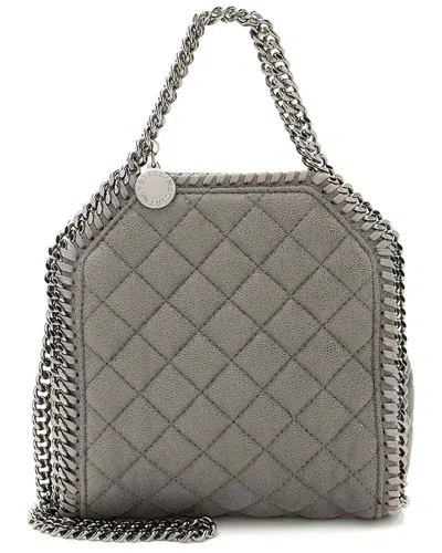 Stella Mccartney Grey Quilted Shaggy Deer Falabella Tiny Tote (authentic Pre-  Loved)