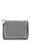 Stella Mccartney Stella Mc Cartney Grey Shaggy Deer Mini Falabella Wallet
