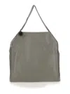 Stella Mccartney Grey Shaggy Tote Bag In Grey
