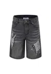 Stella Mccartney Grey Shorts For Boy With Spongebob In Grey