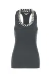 Stella Mccartney Chunky Chain Tank Top In Grey