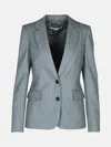 Stella Mccartney Grey Wool Blazer In Grey