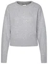 Stella Mccartney Grey Wool Blend Sweater In Grey