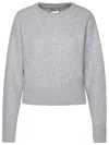 STELLA MCCARTNEY STELLA MCCARTNEY GREY WOOL BLEND SWEATER