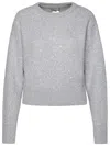 Stella Mccartney Grey Wool Blend Sweater In Grey