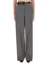 Stella Mccartney Grey Wool Blend Trousers