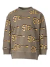 Stella Mccartney Guitar-print Sweatshirt In Multi