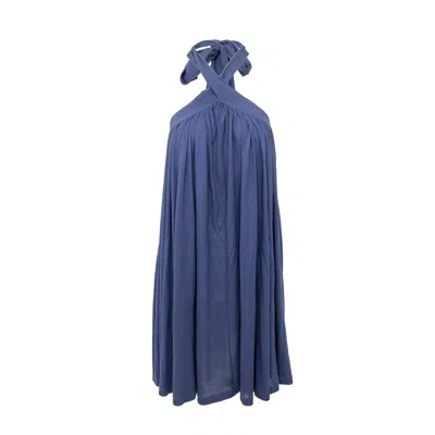 Stella Mccartney Halter Tie-knot Dress - '10s In Blue