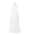 Stella Mccartney Halterneck Panel Maxi Dress In White