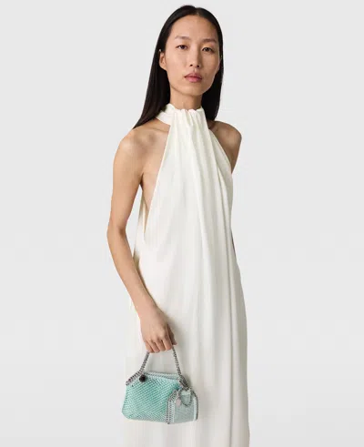 Stella Mccartney Halterneck Panel Maxi Dress In White