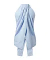 Stella Mccartney Halterneck Panel Sleeveless Top In Blue