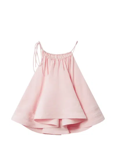 Stella Mccartney Halter-neck Sleeveless Blouse In Pink