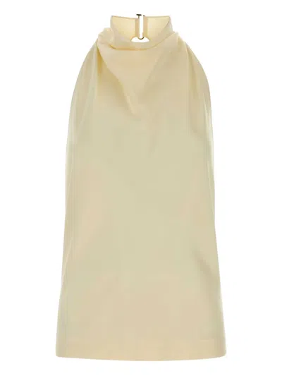 Stella Mccartney Halterneck Top In Yellow