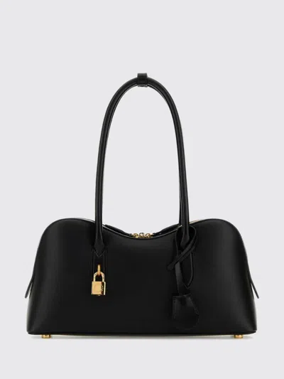 Stella Mccartney Tote Embossed Grainy Eco Mat In Black