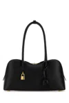 Stella Mccartney Structured Shape Shoulder Bag With Gold-tone Hardware In Black