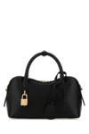 Stella Mccartney Handbag Structured Shape Padlock Detail In Black