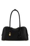 Stella Mccartney Structured Shape Shoulder Bag With Gold-tone Hardware In Black