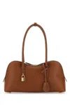 Stella Mccartney Caramel Synthetic Leather Ryder Medium Shoulder Bag In Brown