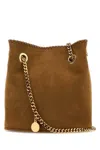 Stella Mccartney Biscuit Alter Suede Bucket Bag In Brown