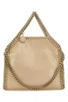 Stella Mccartney Falabella Tiny Crossbody Bags Gold In Gold