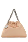 Stella Mccartney Powder Pink Satin Falabella Handbag In Pink
