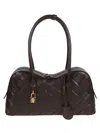 Stella Mccartney Womens Chocolate Brown Stella Ryder Faux-leather Shoulder Bag