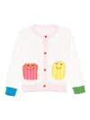 Stella Mccartney Happy-faces Cardigan In White