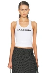 Stella Mccartney Hardcore Slogan Tank Top In White